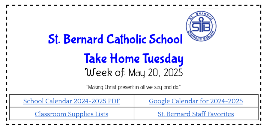Take Home Tuesday 5.20.25
